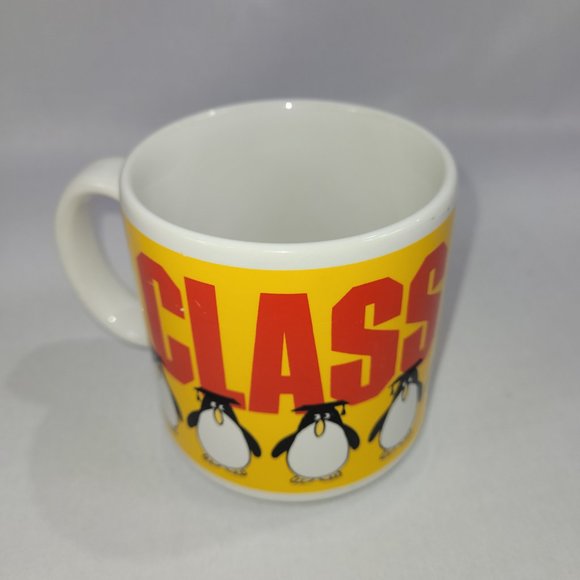 Mug Graduation Class of 89 Vintage 1989 Penguin Coffee Cup - Picture 2 of 2